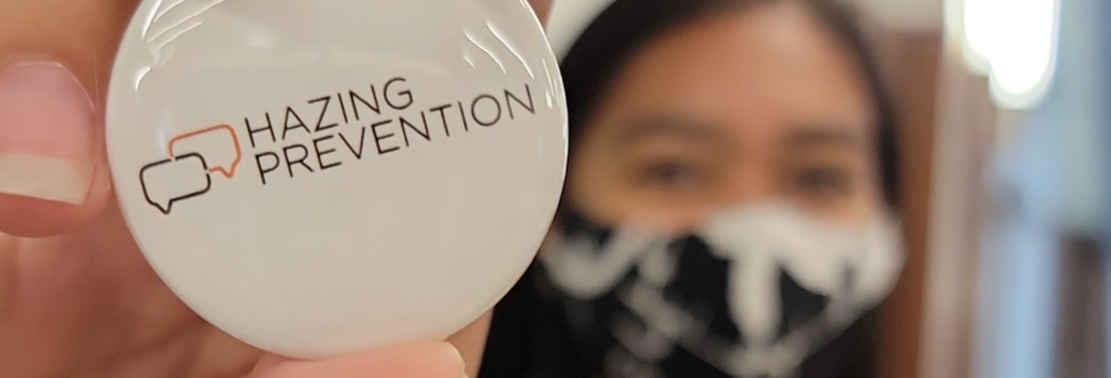 Image of a hazing prevention button