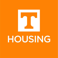 University Housing logo with a power T. 