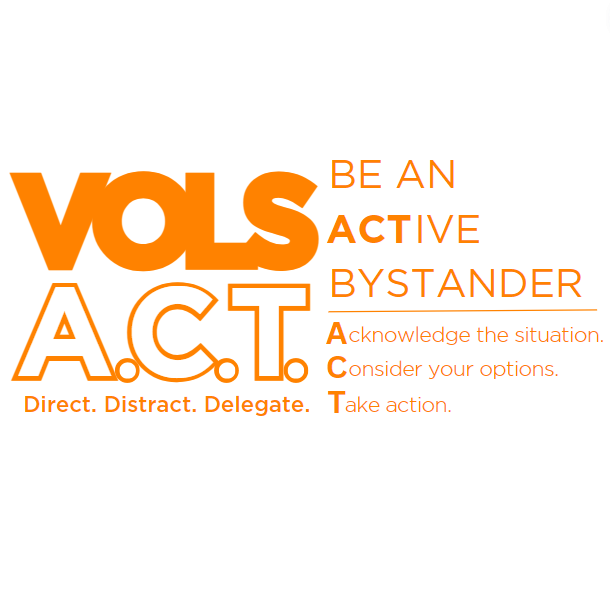 Vols A.C.T. Direct. Distract. Delegate. Be an active bystander. Acknowledge the situation. Consider your options. Take action.